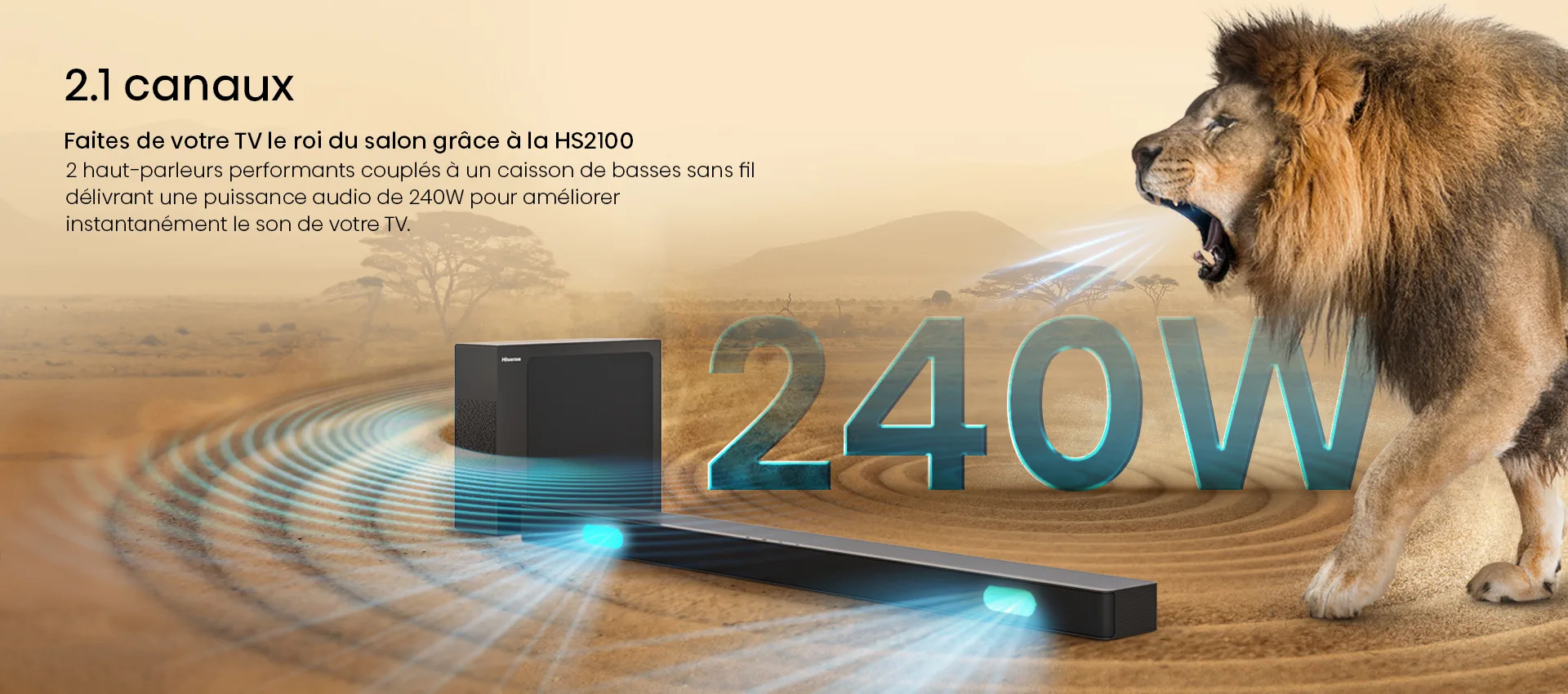 Hisense HS2100 Barres de son