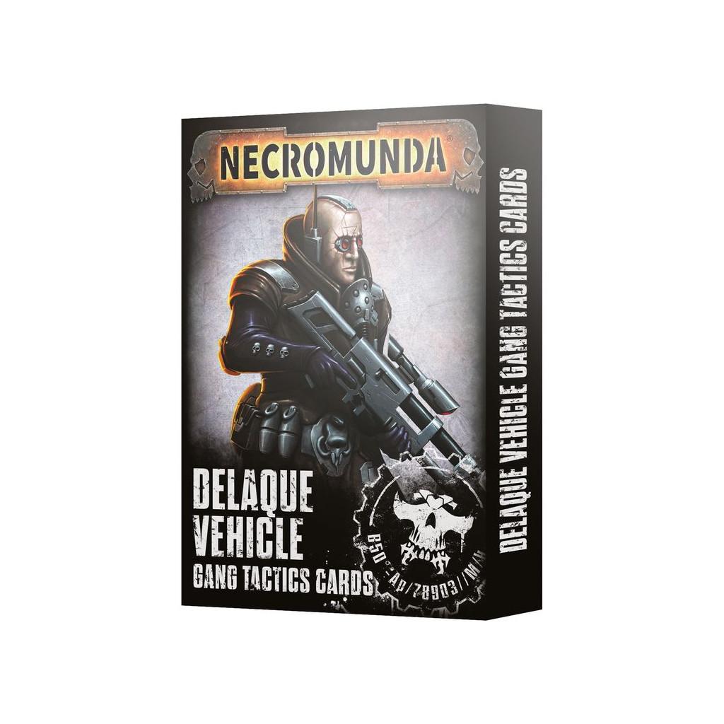 Necromunda : Delaque Vehicle Gang Tactics Cards