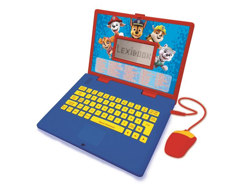 Lexibook Kindertablet Paw Patrol DE/EN Zweisprachiger Laptop für Bildungszwecke