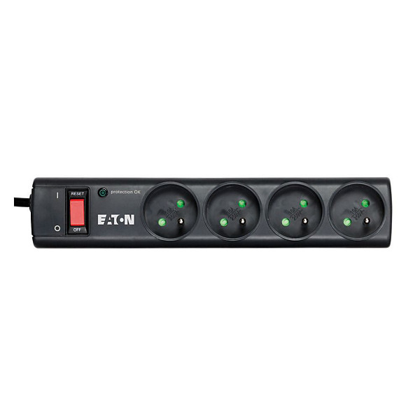 Eaton Multiprise parafoudre Protection Strip 4 FR - 4 prises