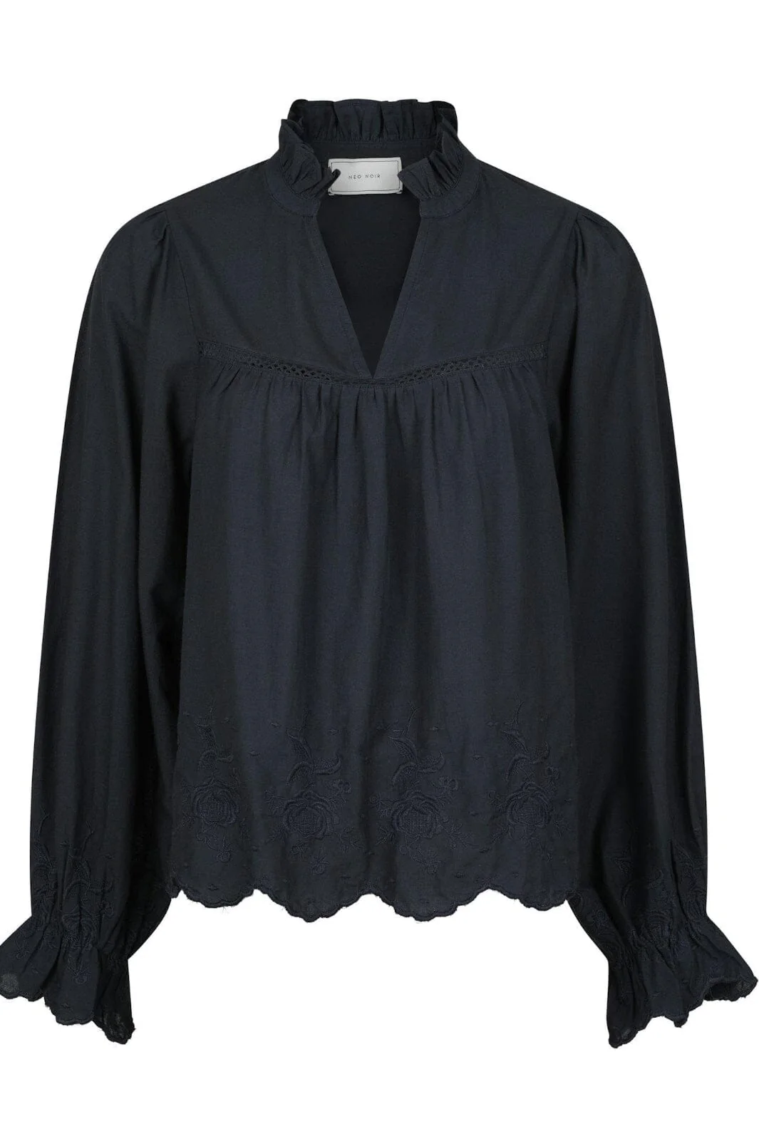Neo Noir Heline Emb Blouse