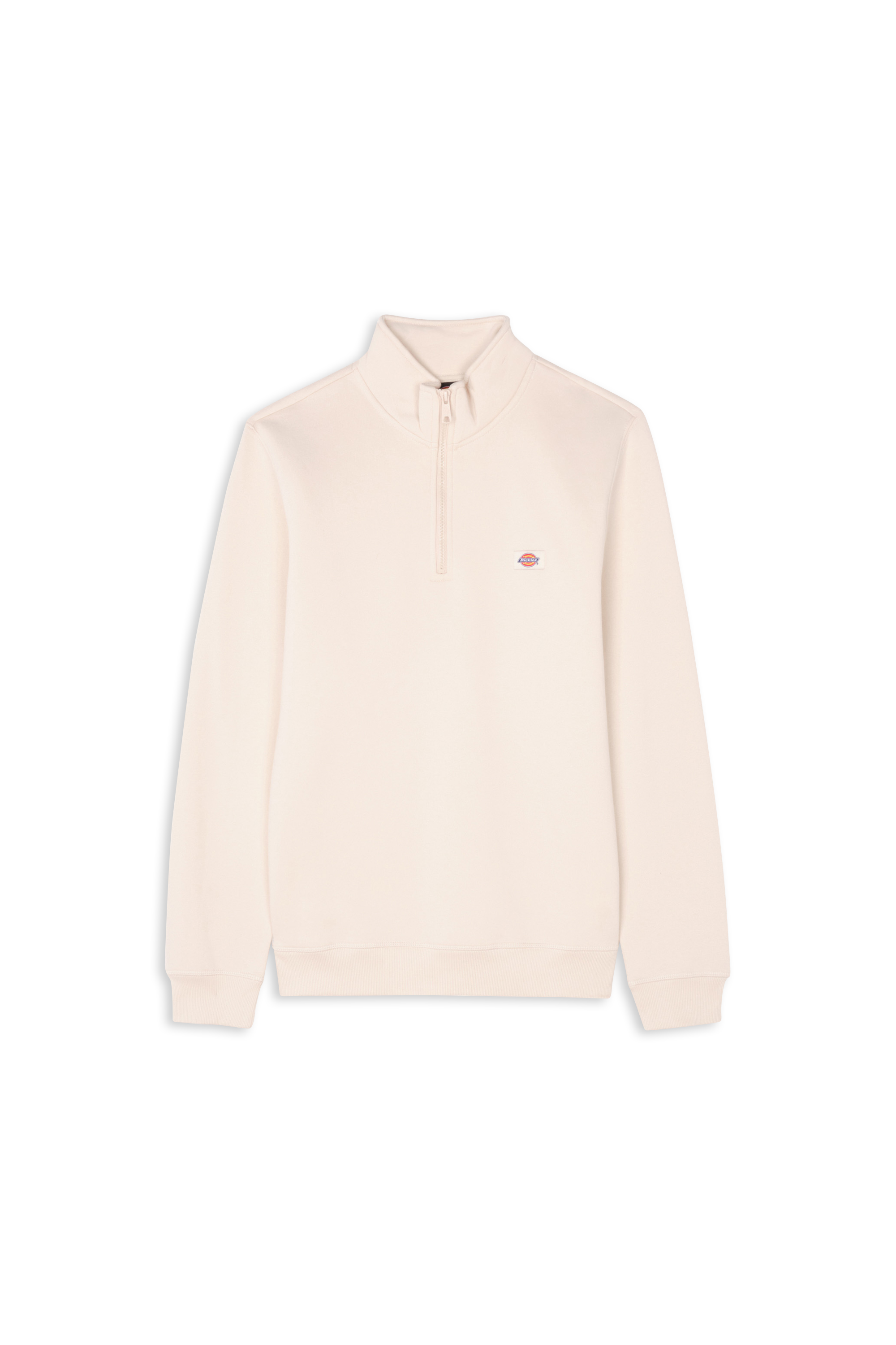 DICKIES Sweatshirt OAKPORT QUARTER ZIP Beige