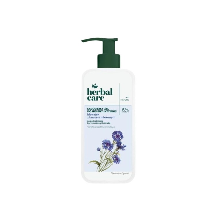 Farmona Herbal Care Łagodzący żel do higieny intymnej  Bławatek + Kwas mlekowy 330 ml