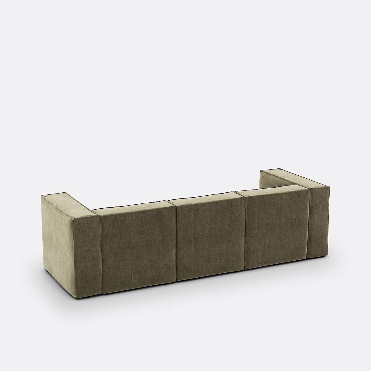 LA REDOUTE INTERIORS<br>Banco modular, 3 zit, roda canelada vintage Seven