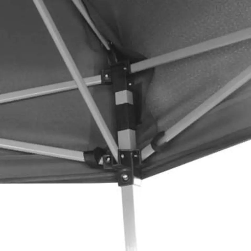 vidaXL - Partytent - Grijs - Stof