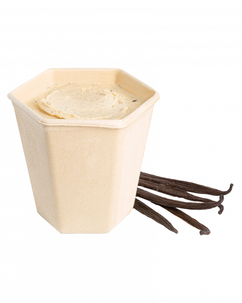 Glace Trois Vanilles Grand Format | La Glace Alain Ducasse 500 ml