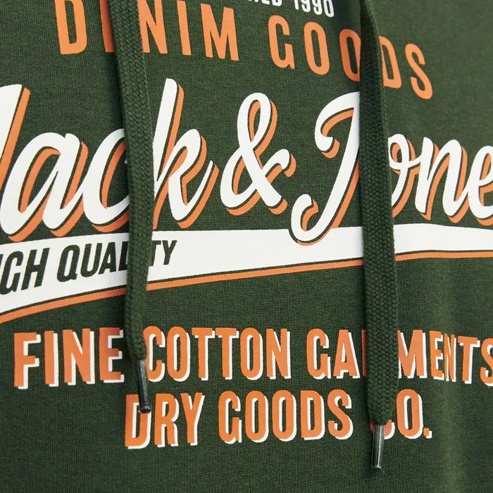 Jack & Jones Logo Hoodie Heren