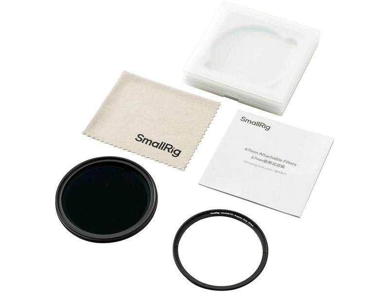 Smallrig Aufsteckbarer VND-Filter ND2-ND32 (1-5 Stop) 67mm Für mobile Filmemacher