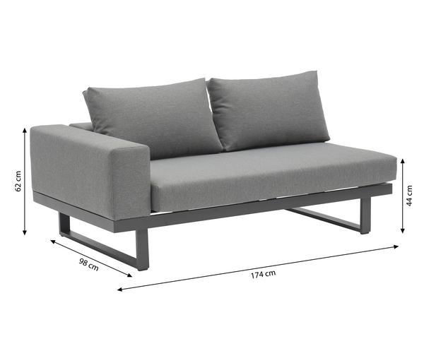 Dehner Lounge Riva, 3-teilig