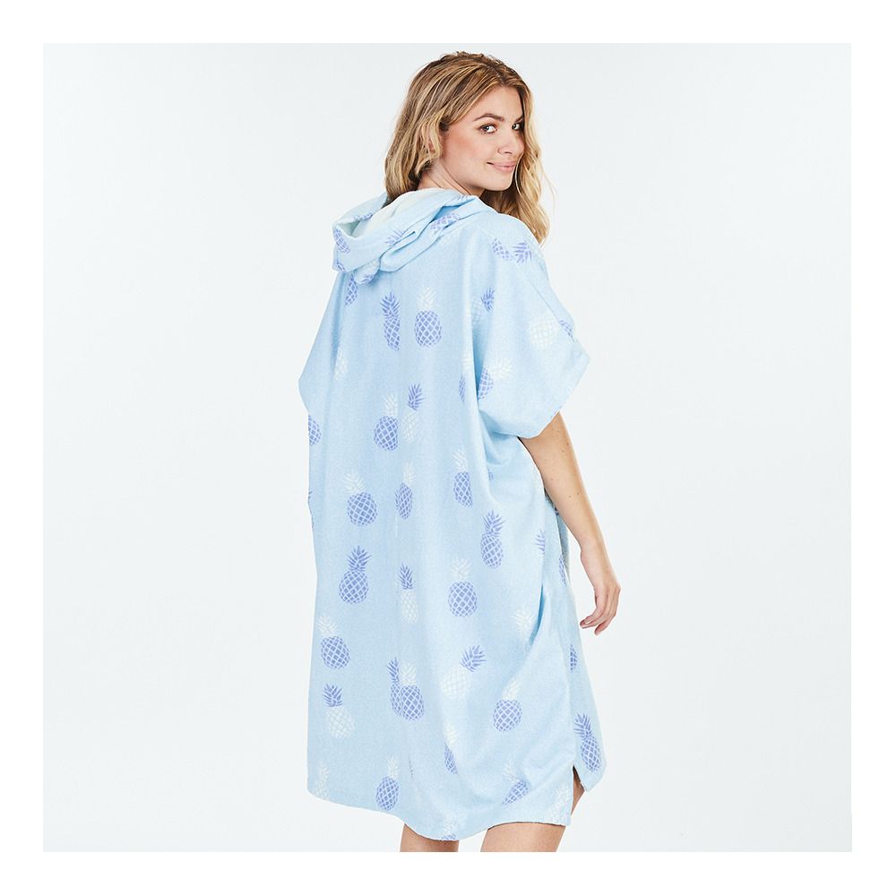After Essentials PINEAPPLE - Poncho bleu