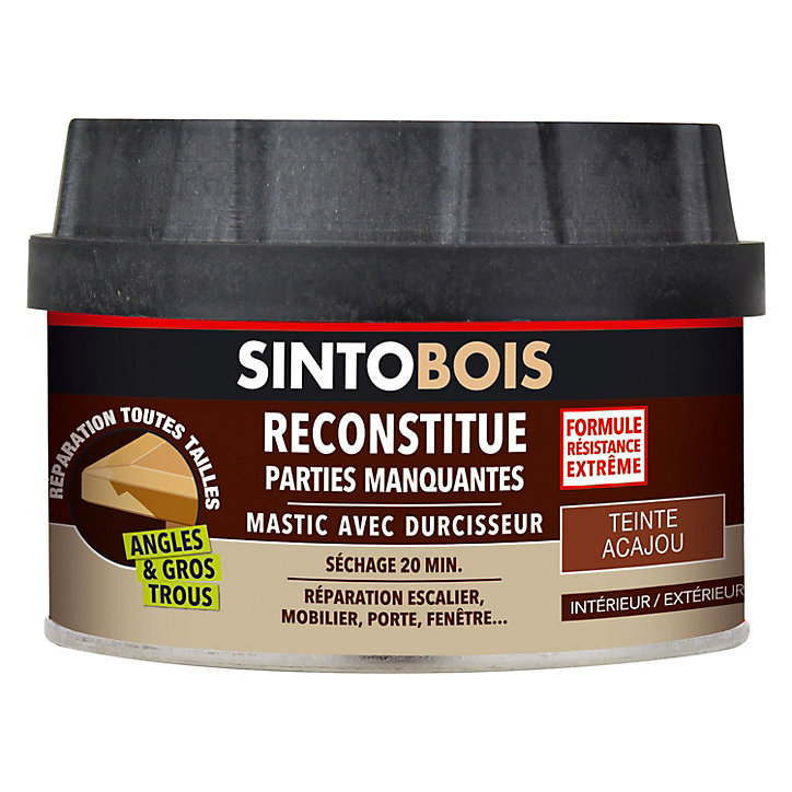 Mastic à bois Acajou Sintobois 170ml