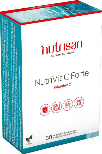 Nutrisan NutriVit C Forte Vitamine C 30 Capsules Végétariennes