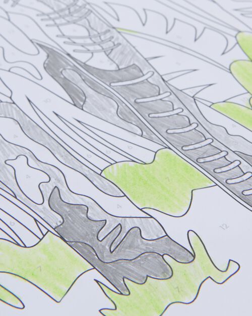 album à colorier A4 avec coloriage par numéro