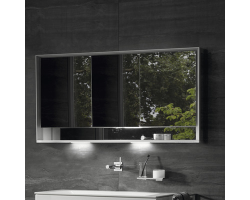 KEUCO Royal Lumos spiegelkast 120 x 16,5 x 73,5 cm, gespiegeld, 3-deurs, LED, IP 24, 713