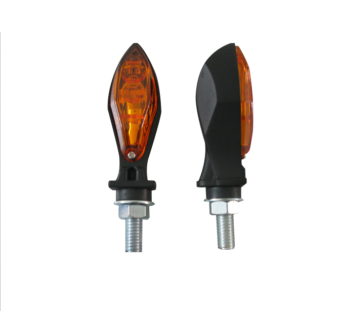 Dafy Moto - Mini Clignotants Blast Noir / Orange