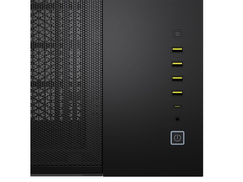 Corsair PC-Gehäuse 6500X RGB Schwarz Mid-Tower PC-Case mit Zwei-Kammer-Design, herausragendem Luftstrom und vorinstallierten RGB-Lüftern