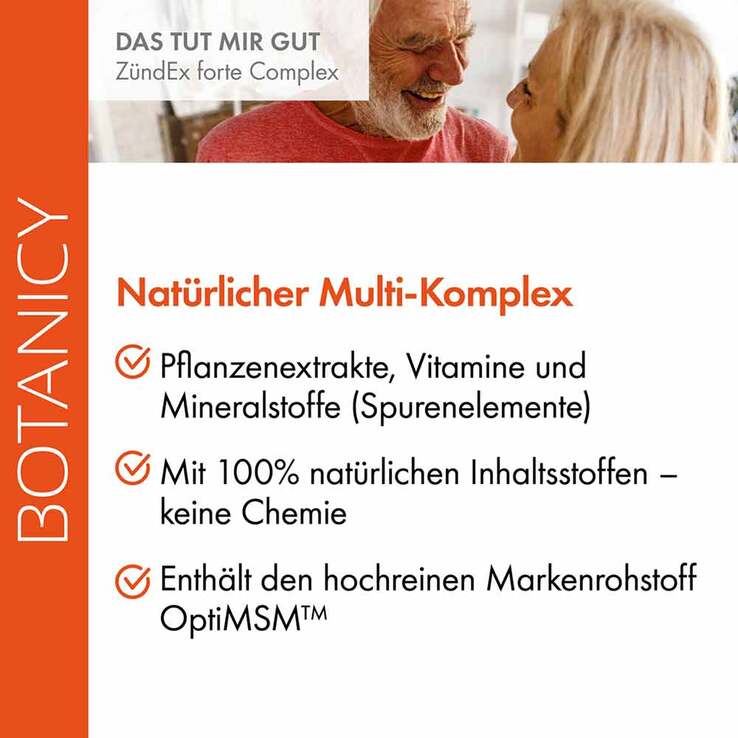 Botanicy Zündex forte Complex mit Optimsm Kapseln, 60 St