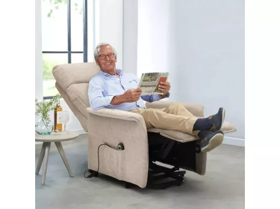 Fauteuil relax électrique inclinable lève-personne et roues Horizon