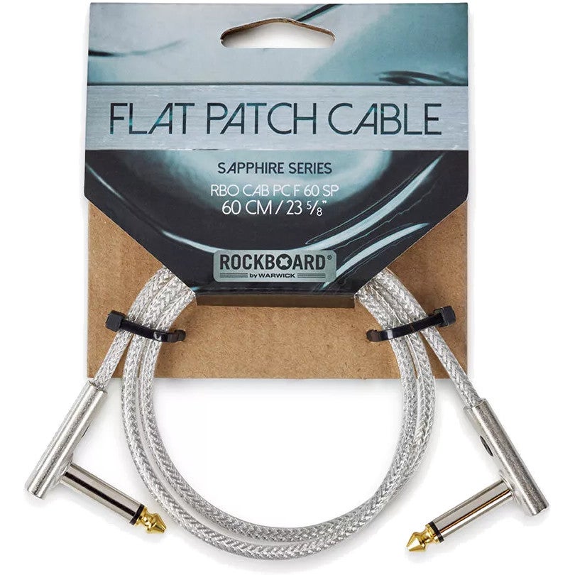RockBoard Sapphire Series Flat Patch Cable transparant 60 cm