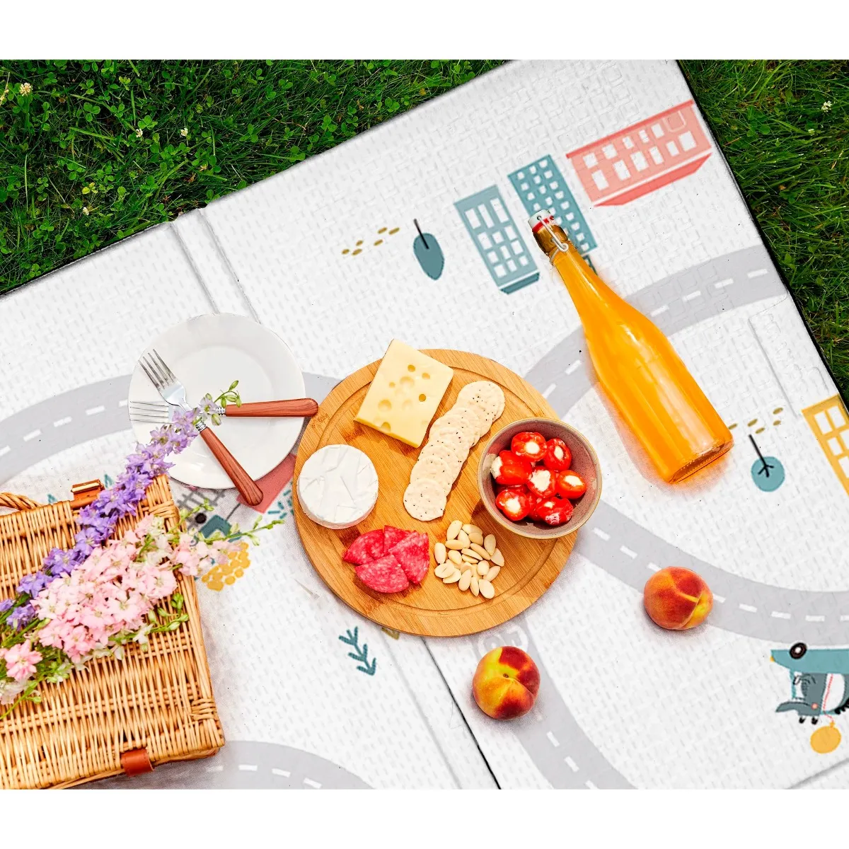 Parklon Tapis de Jeux Portatif - Happy Travel