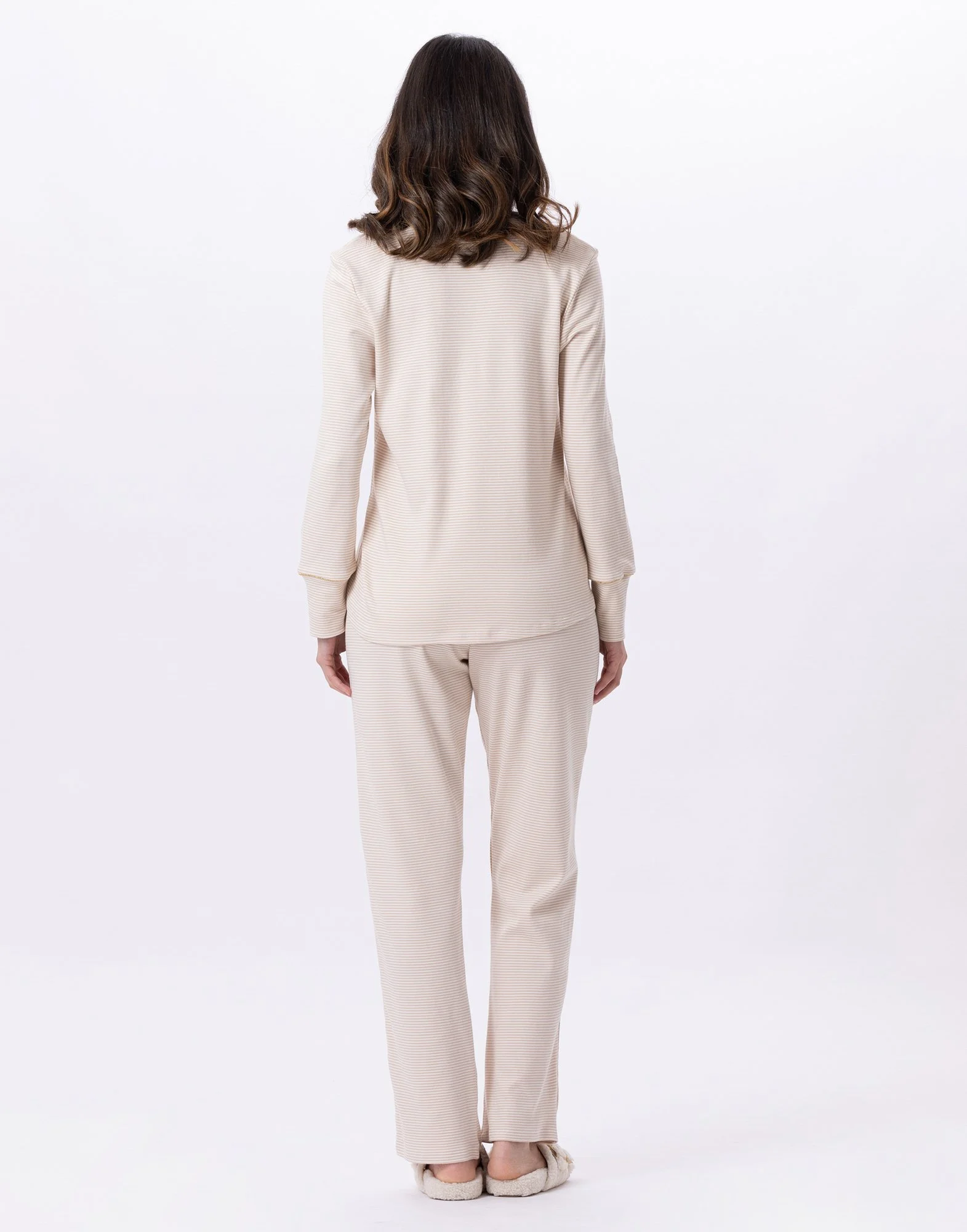 GARANCE 802 - Pyjama en coton | Beige
