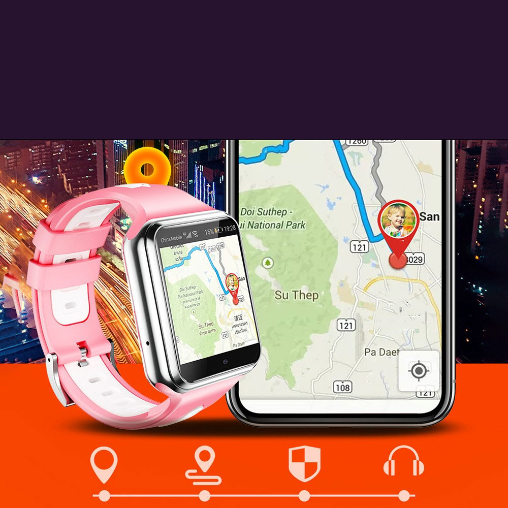 Kinder GPS Fitness Tracker Smart Watch 1.85