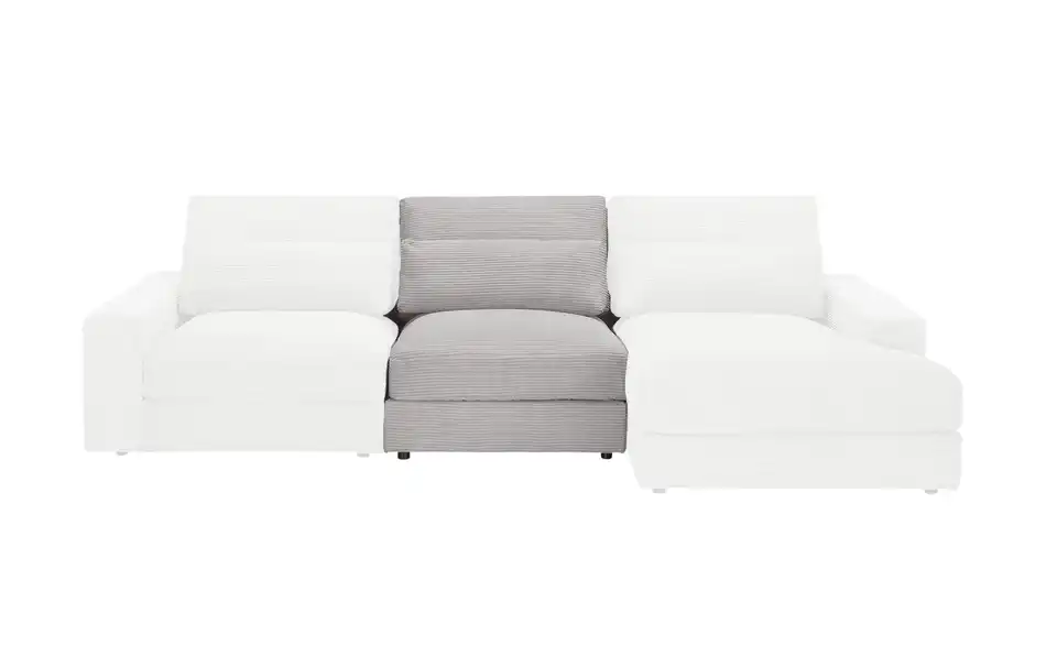 Element Branna Hellgrau Cordstoff 1-Sitzer