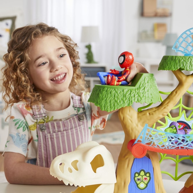 Spidey und seine Superfreunde - Spielset - Dino-Baumhaus