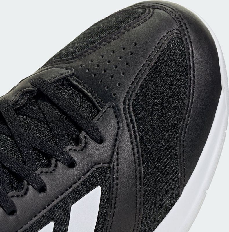 adidas - Ligra 8 - Indoor Schoenen - Zwart - Synthetisch Leer en Mesh