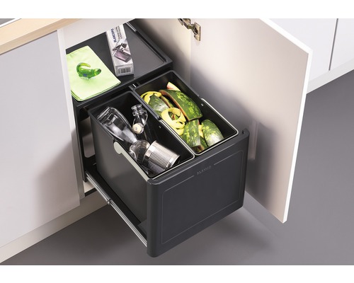 BLANCO Inbouw afvalbak BOTTON Pro 45/2 Automatisch 517468