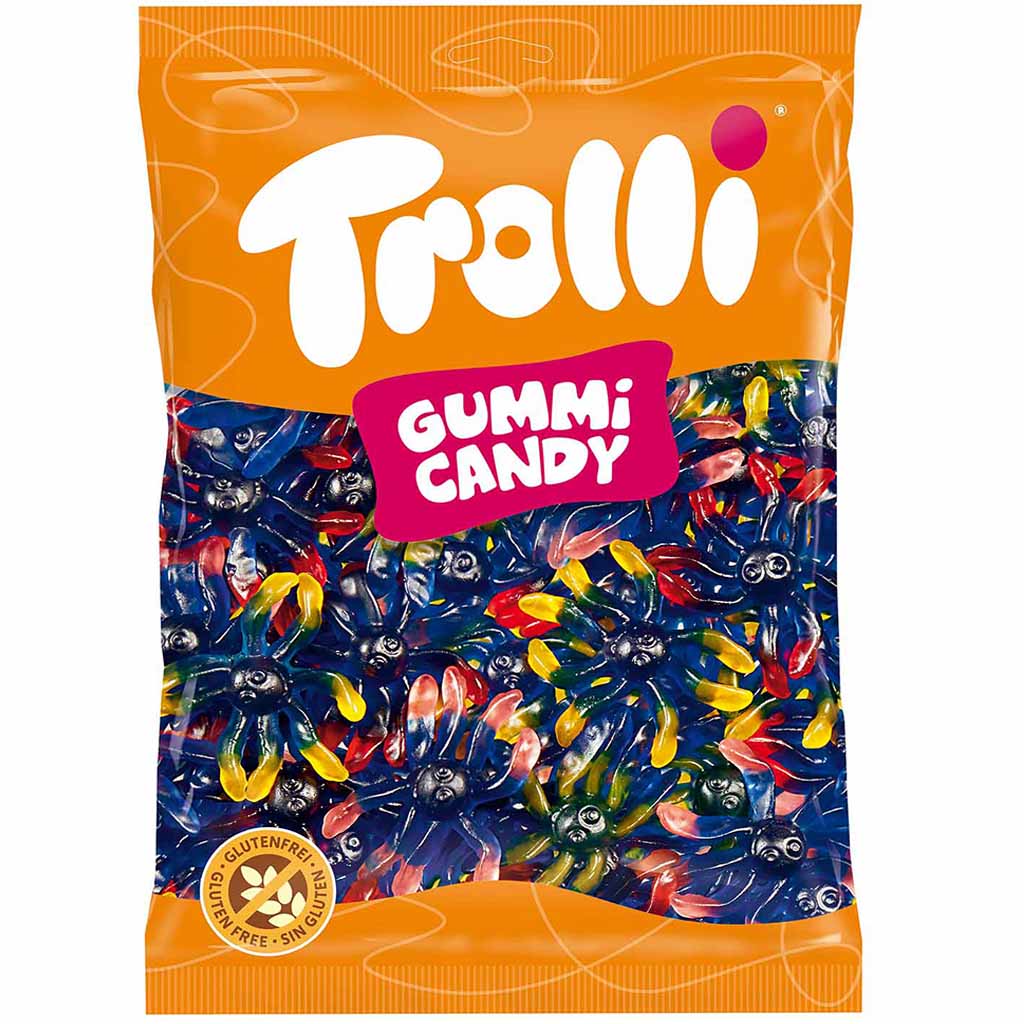 Trolli Octopus Tintenfisch 1kg Fruchtgummi MHD:23.3.26
