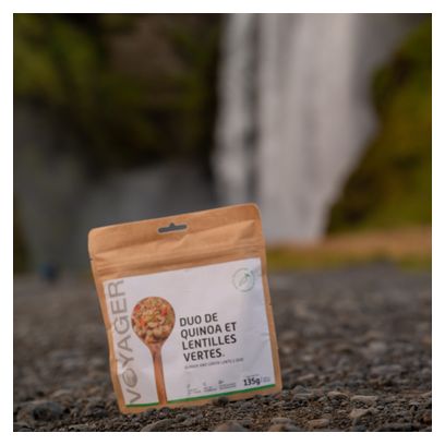 Repas Lyophilisé Voyager Duo de Quinoa et Lentilles vertes 135g