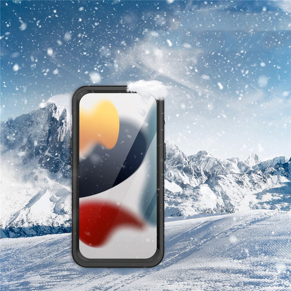 iPhone 15 Wasserfeste Outdoor Schutz Hülle (IP68) - Schwarz