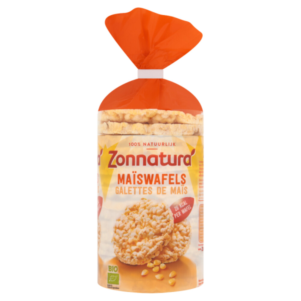 3x Zonnatura MaiswafelsBiologisch100 gr