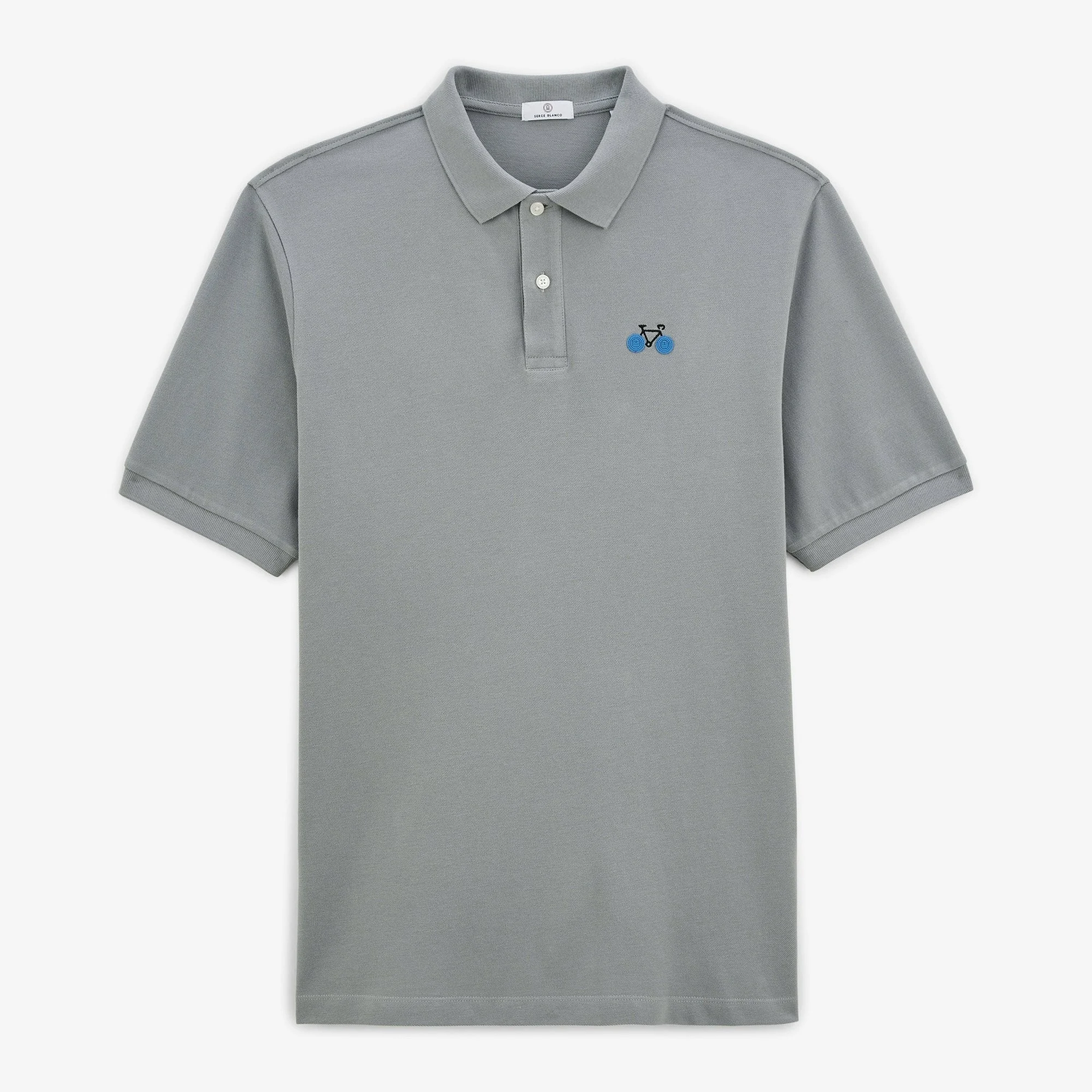 LABBY - Polo piqué labby broderie vélo | Gris