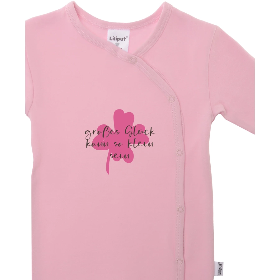 Liliput Baby-Jumpsuit Giraffe weiss rosa