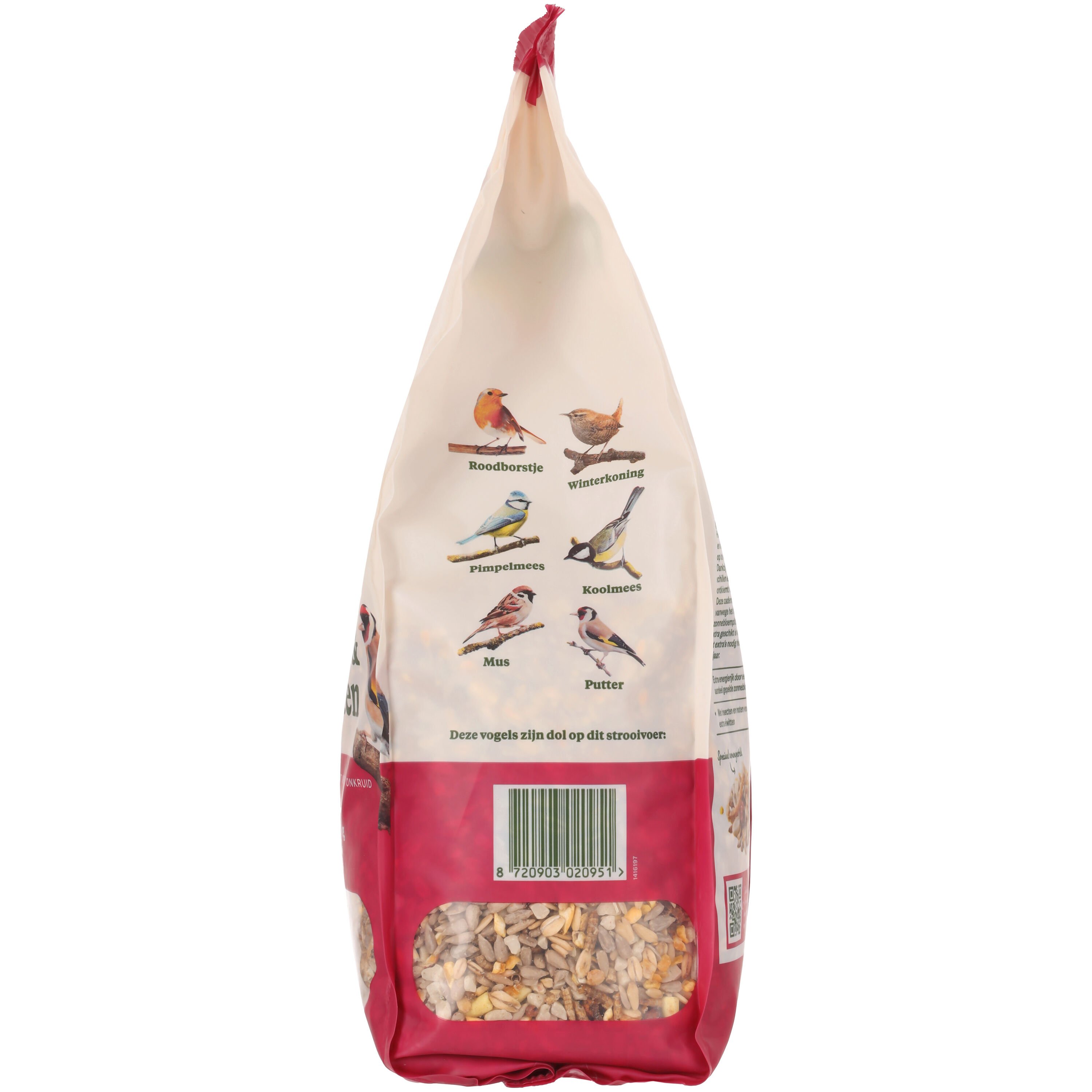 Welkoop - Strooivoer met Insecten - Onkruidvrij - Tuinvogelvoer - in emmer - 2 Kilogram - insecten