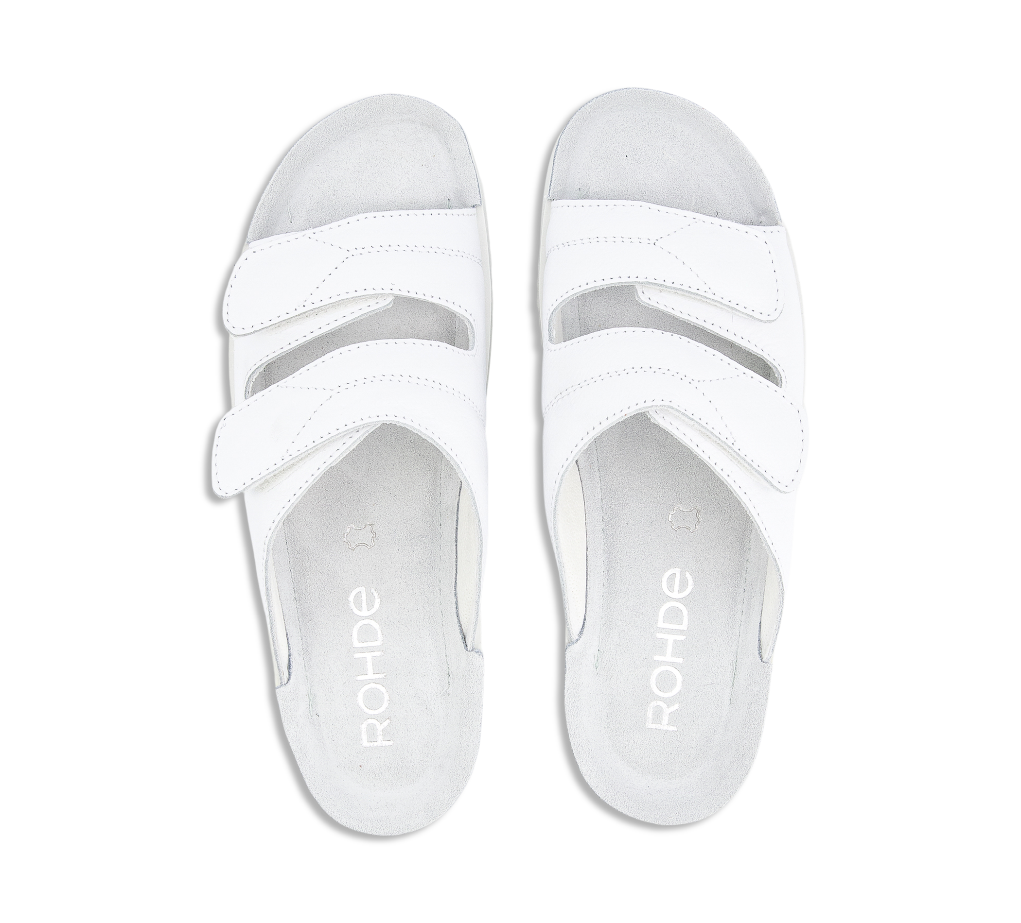 Rohde Soltan 40 - Offene Hausschuhe weiss