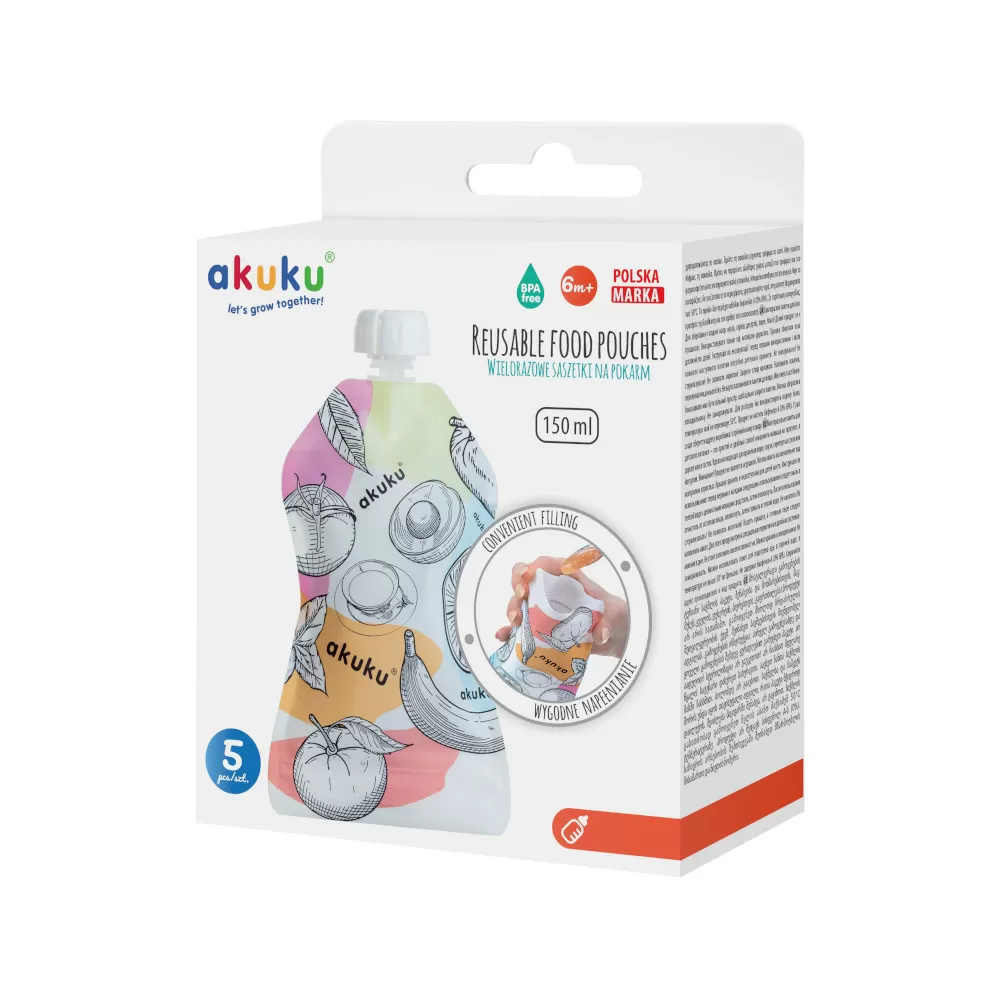 Akuku Klemposer 5 stk. - 150 ml.