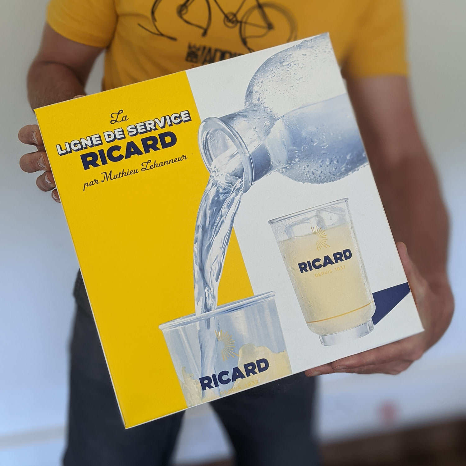 Ensemble dégustation Ricard 1 carafe & 2 verres Lehanneur
