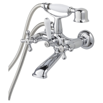 Handson Badkraan Louise met Handdouche Chroom 15 cm