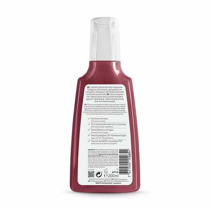 Rausch Farbschutz-Shampoo mit Wildrose, 200 ml