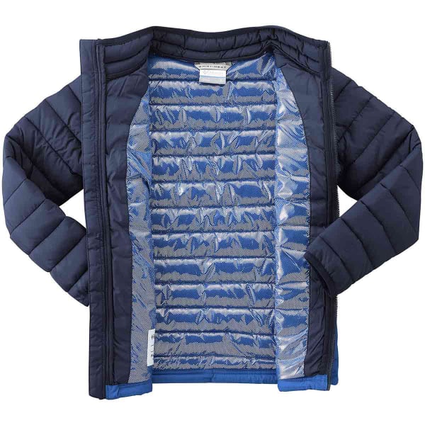 Doudoune randonnée COLUMBIA COLUMBIA POWDER LITE BOYS JACKET SUPER BLUE,COLLEGIATE NAVY 19 SUPER BLUE,COLLEGIATE NAVY
