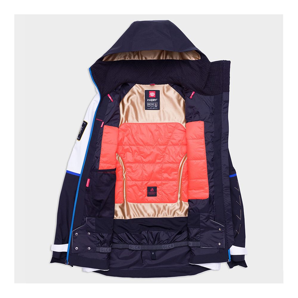 686 EXPLORATION THERMAGRPH - Veste ski Homme nasa white black
