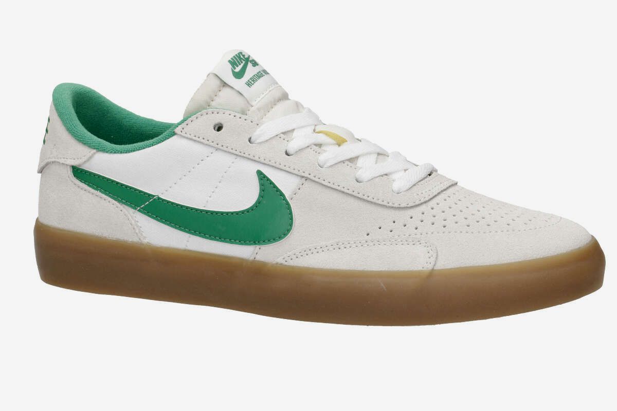 Nike SB Heritage Vulc Schuh (summit white lucky green)