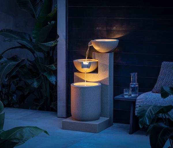 Dehner Polyresin-Gartenbrunnen Samson,