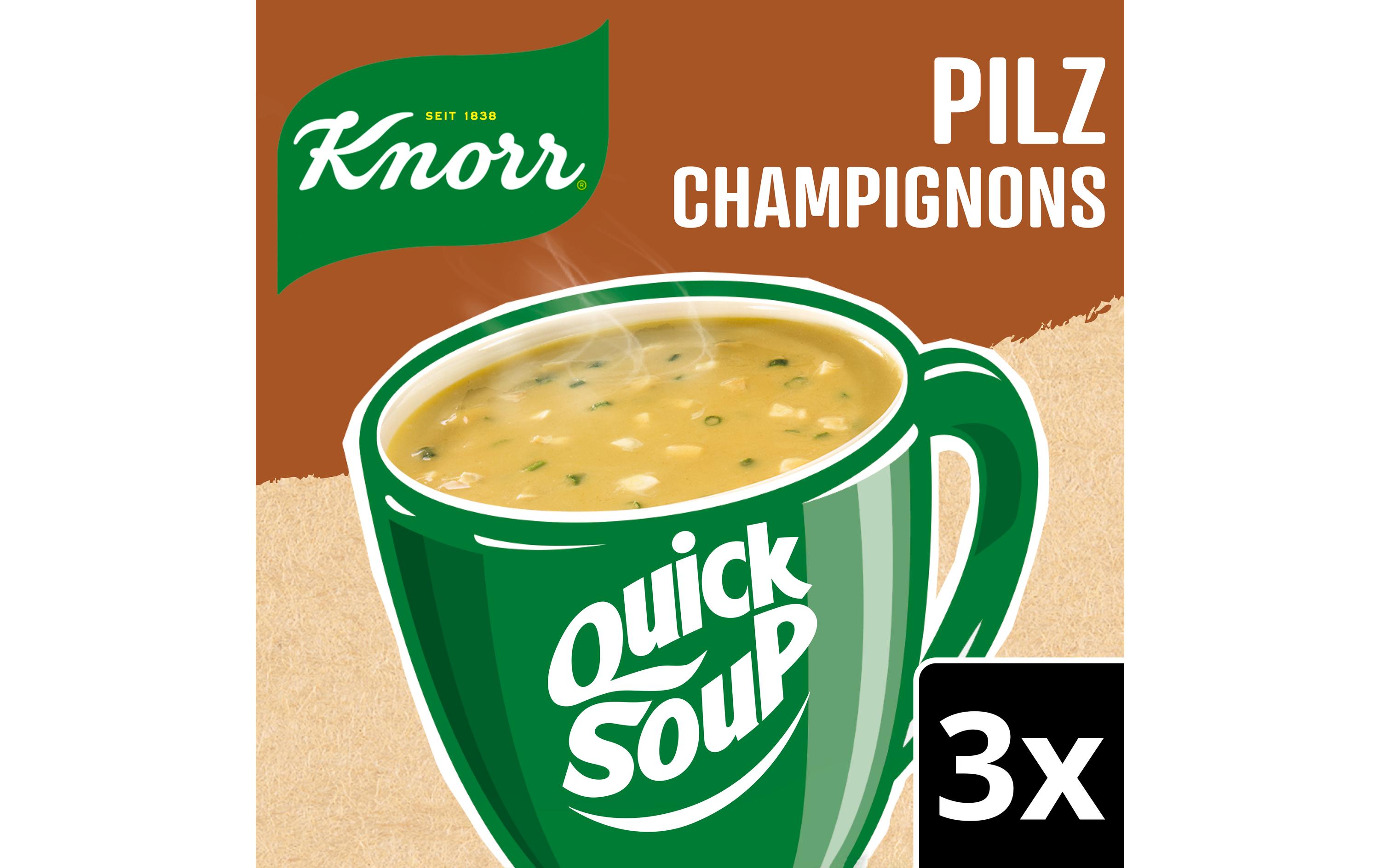 Quick Soup Pilz 3 PortionenAromatische Pilzsuppe