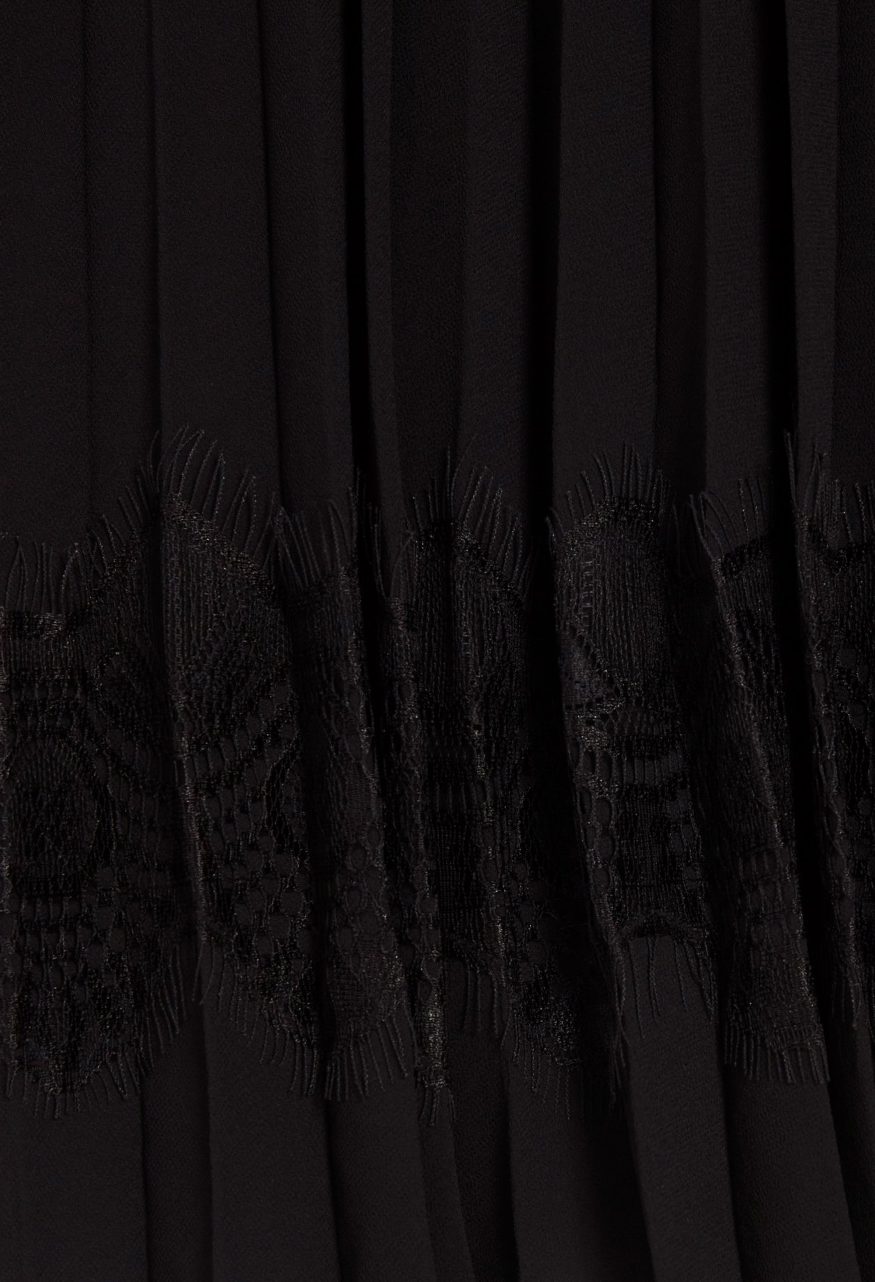 Robe courte plissee noire