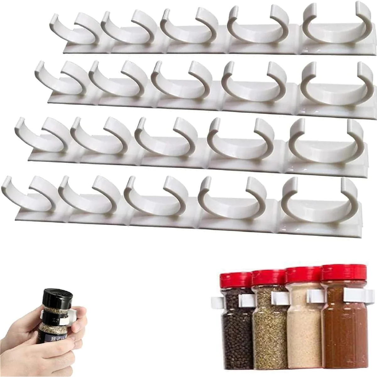 Étagère à Épices Murale pour 20 Pots Épices Vendos85