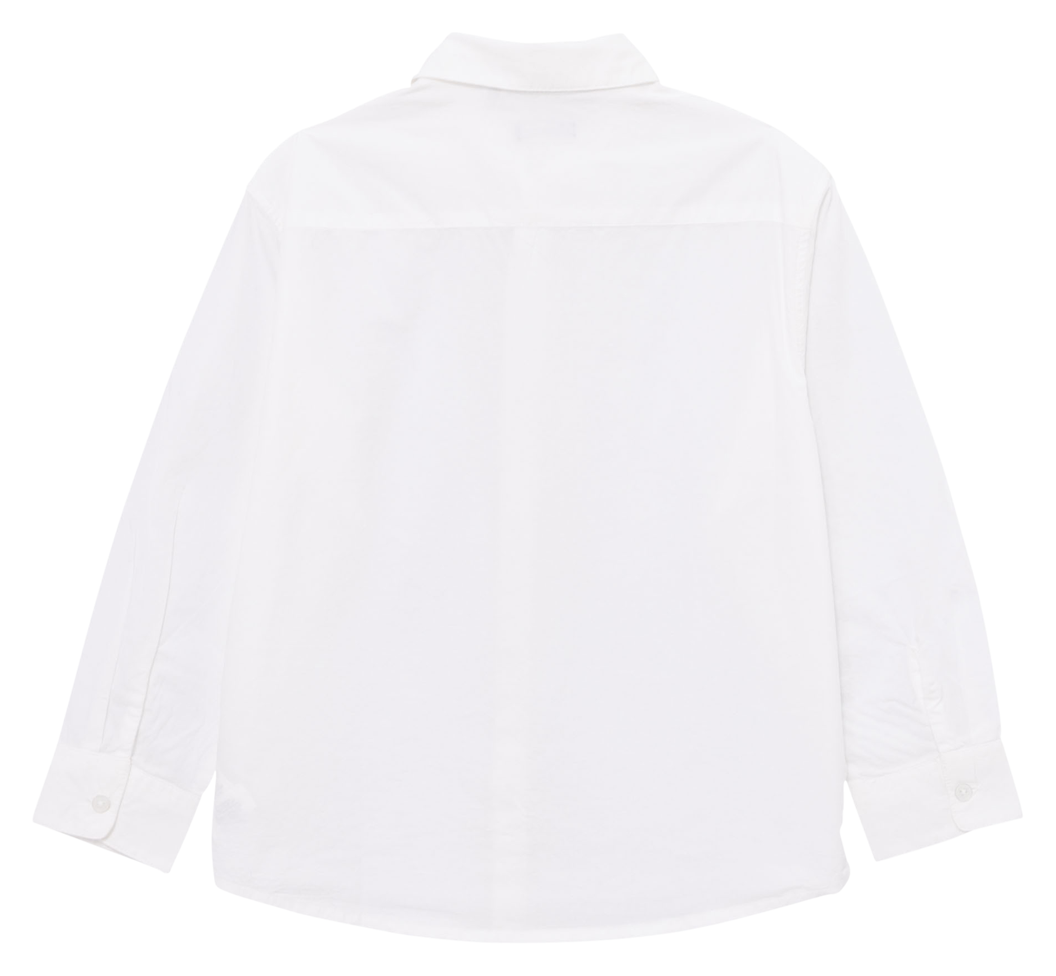 Chemise col classique en coton | Blanc